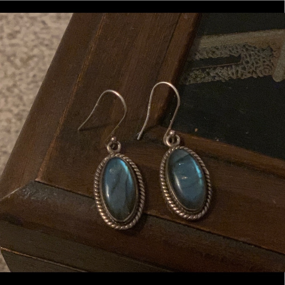 SOLD SS Real Labradorite Earings